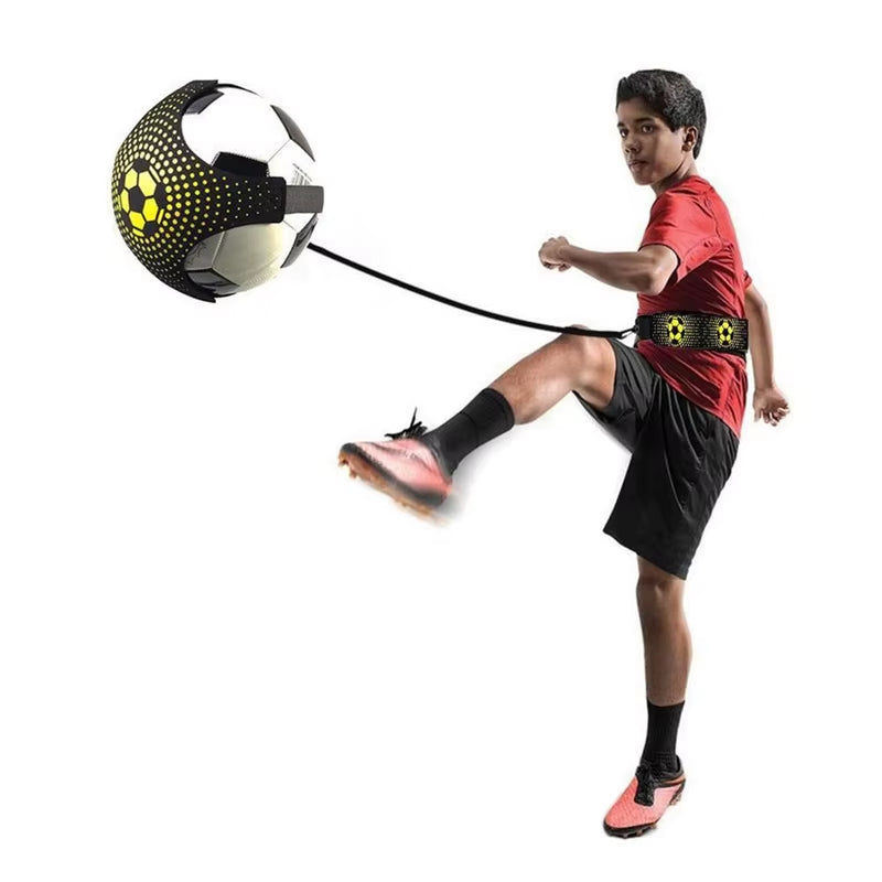 Outdoor Sports Toy Ball with Elastic Swing Football Training Auxiliary Package Physical Exercise Personal Skills Practice Straps